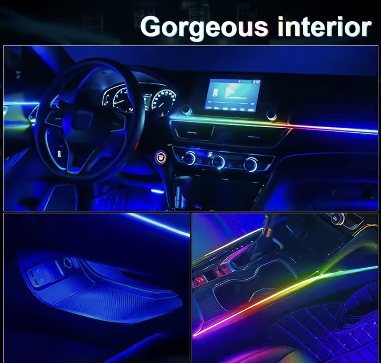 Acrylic symphony rainbow Lights