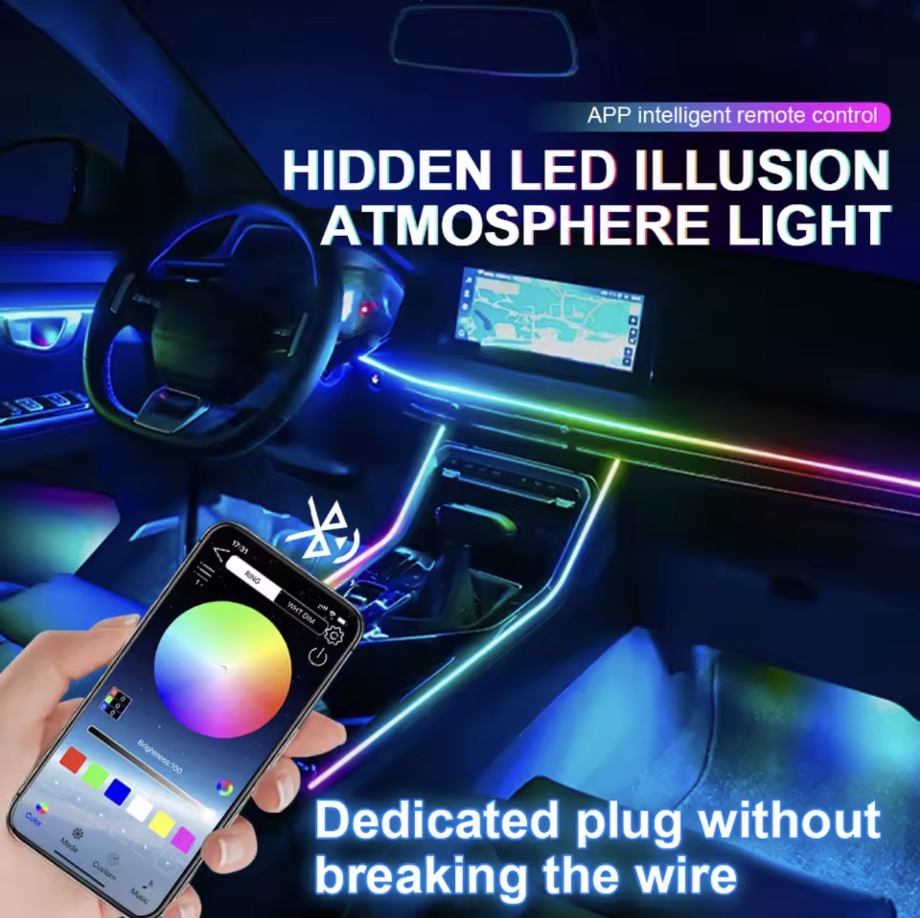 Acrylic symphony rainbow Lights