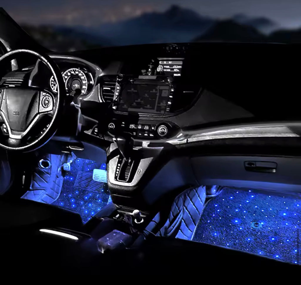 RGB STARLIGHT FOOT FLOOR MAT