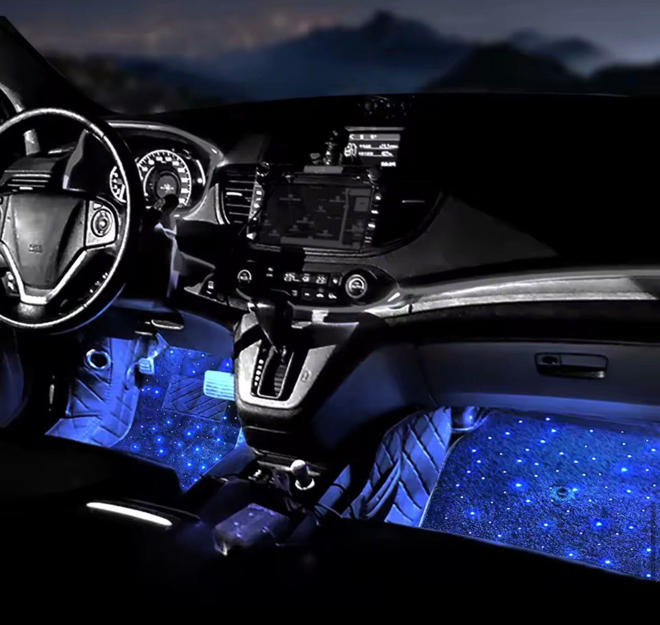 RGB STARLIGHT FOOT FLOOR MAT