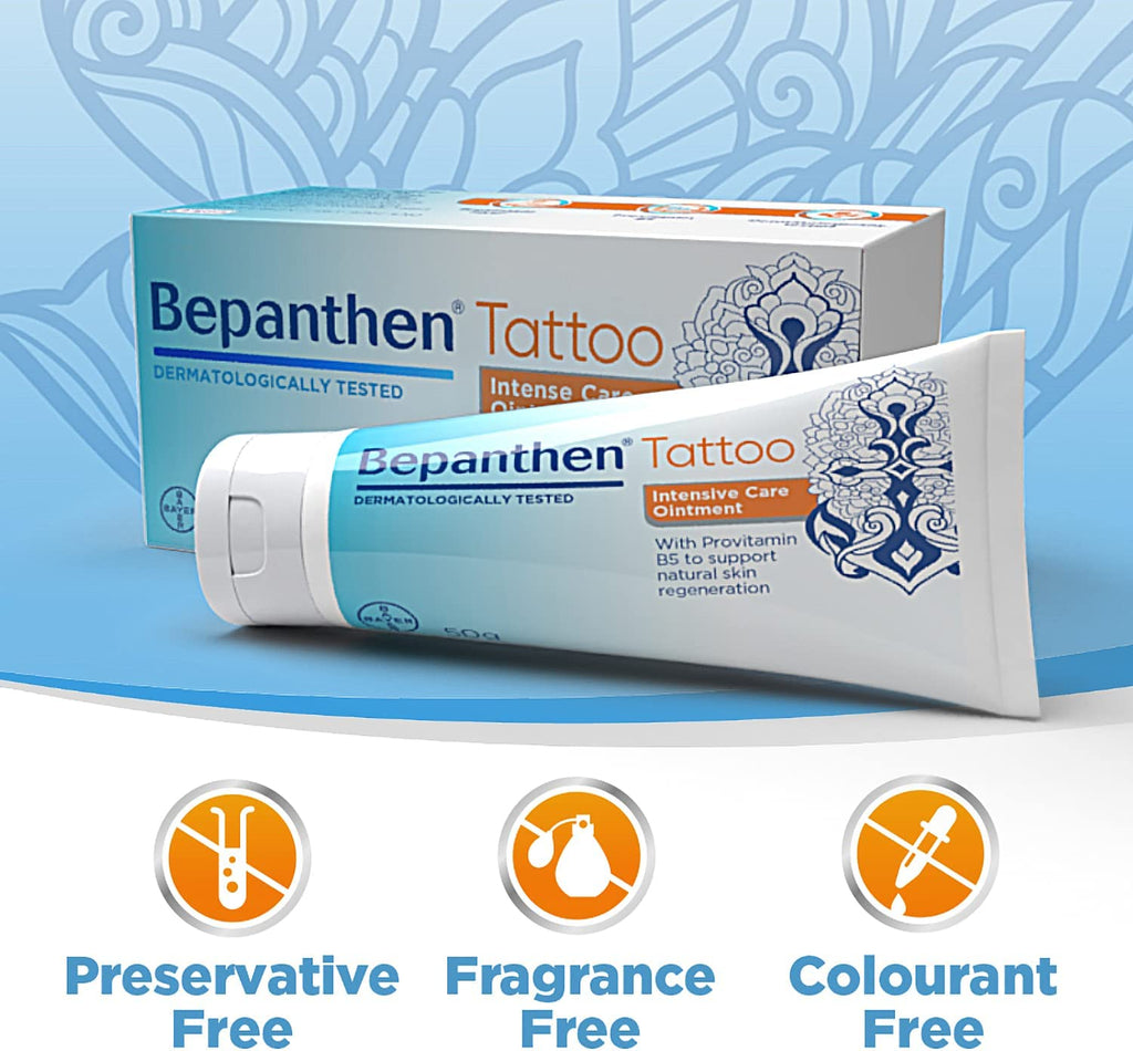 Tattoo Intense Care Ointment, Formulated with Provitamin B5, 50G
