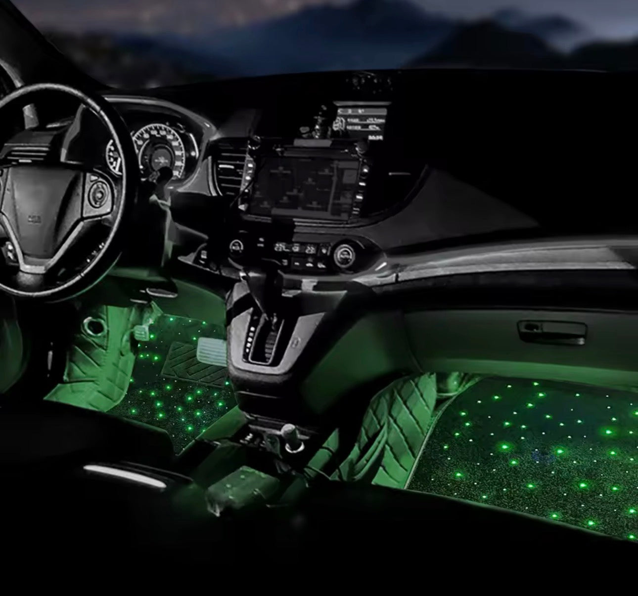 RGB STARLIGHT FOOT FLOOR MAT