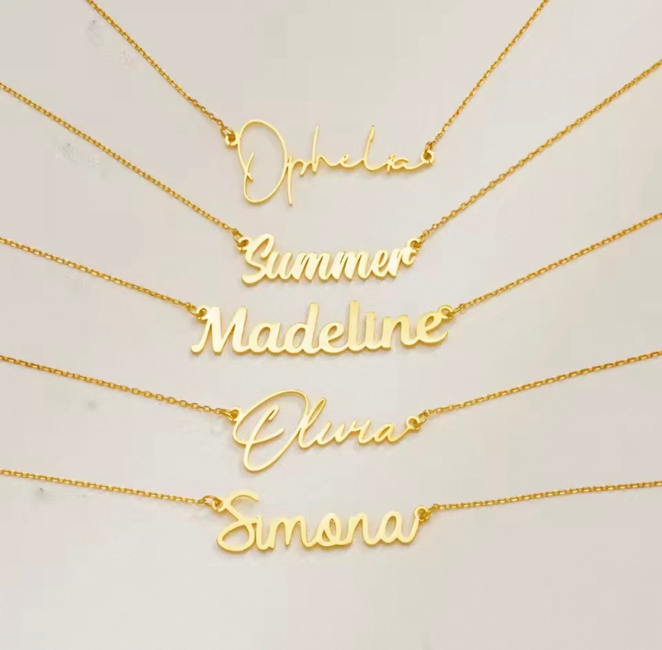 Custom Name Necklace for Women Personalised Cursive Letter Pendant Stainless Steel Jewelry Men Chain Choker Collar Personalizado