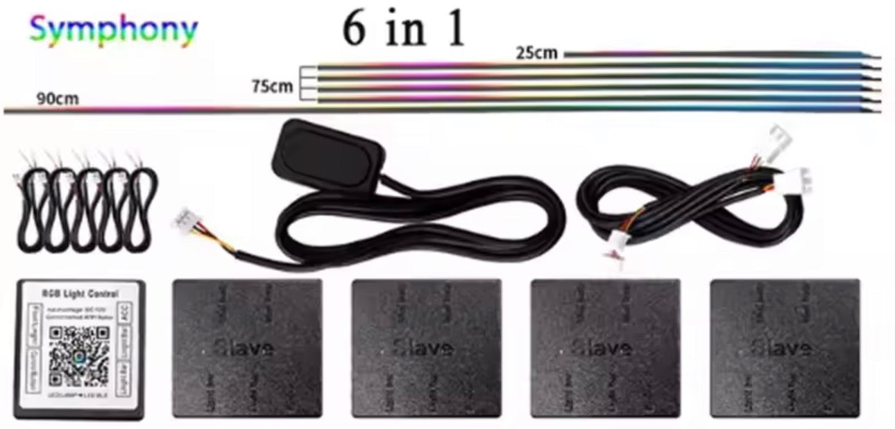 Acrylic symphony rainbow Lights