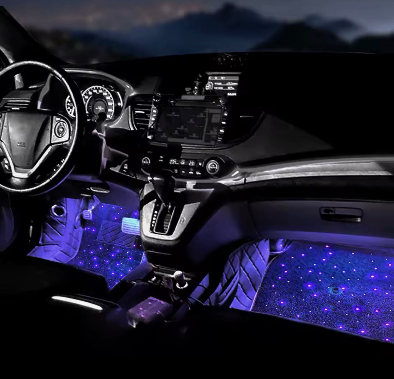 RGB STARLIGHT FOOT FLOOR MAT