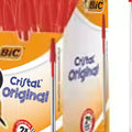 BIC Cristal Medium Ballpoint Pens 1.0MM Biro BLACK,BLUE,RED