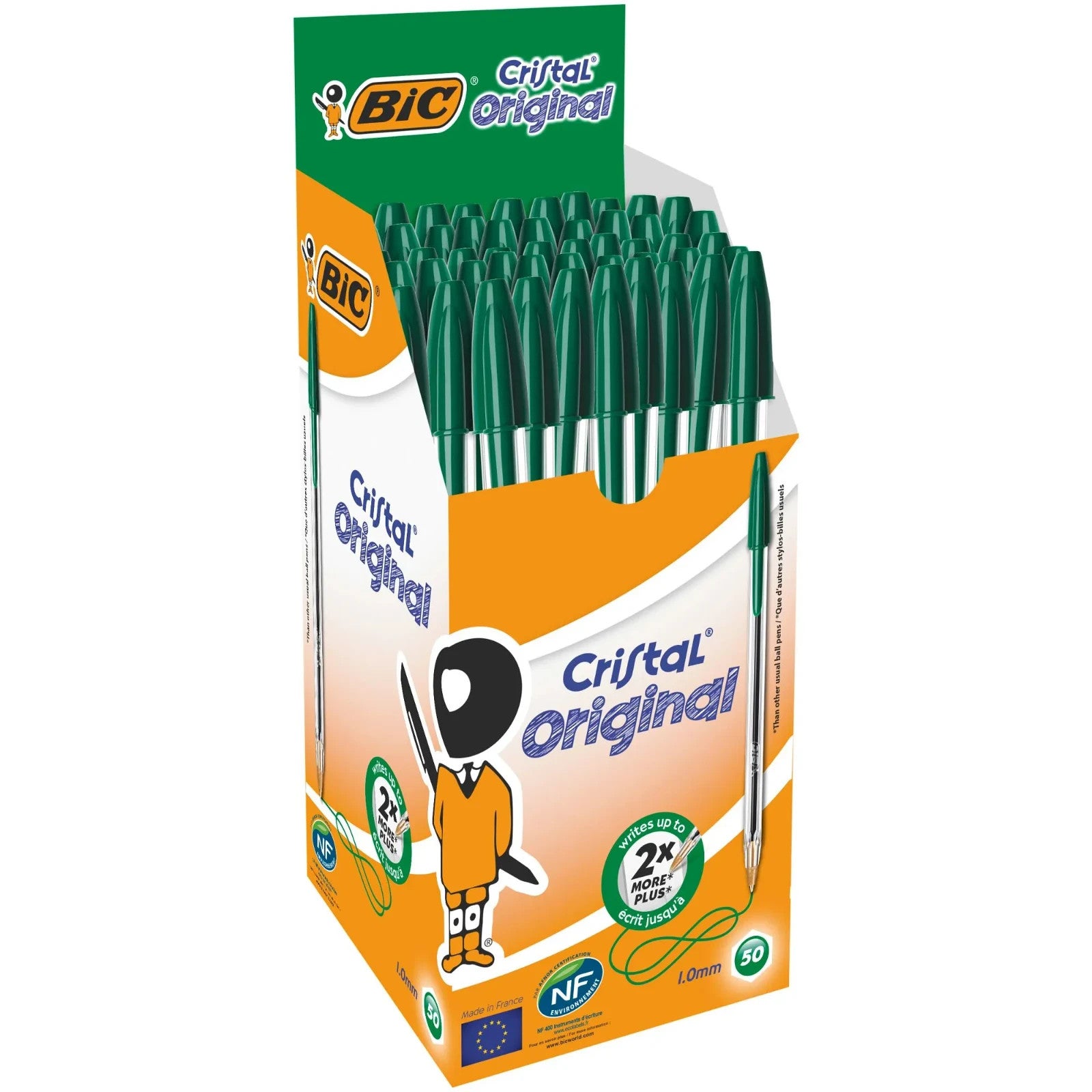 BIC Cristal Medium Ballpoint Pens 1.0MM Biro BLACK,BLUE,RED